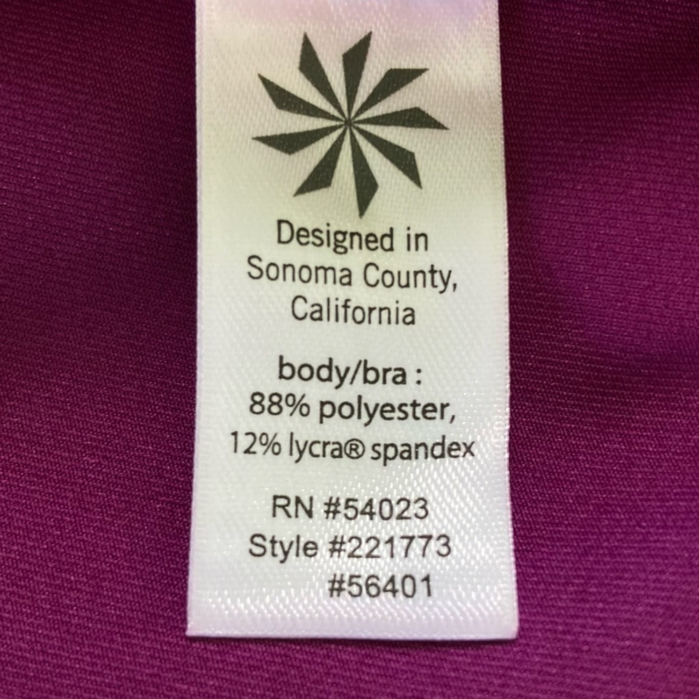 Athleta Dress Tangelo Sleeveless Twist Front Sport Berry/Purple (Size XS) - Picture 7 of 9
